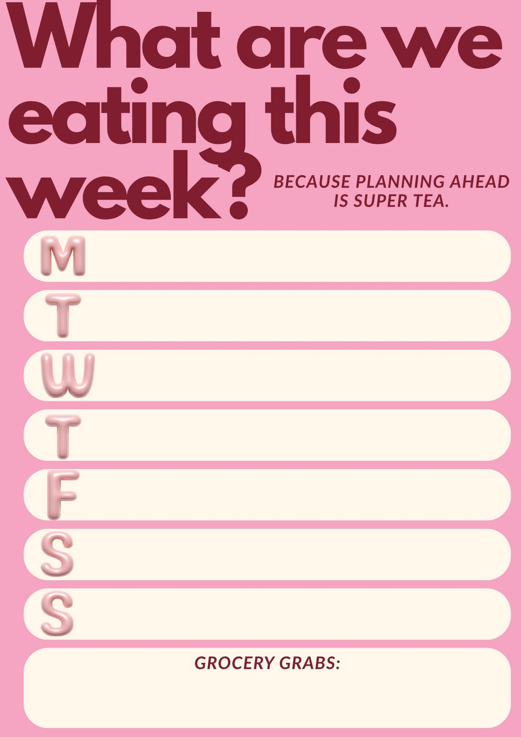 HOT MESS MOMMY Planner
